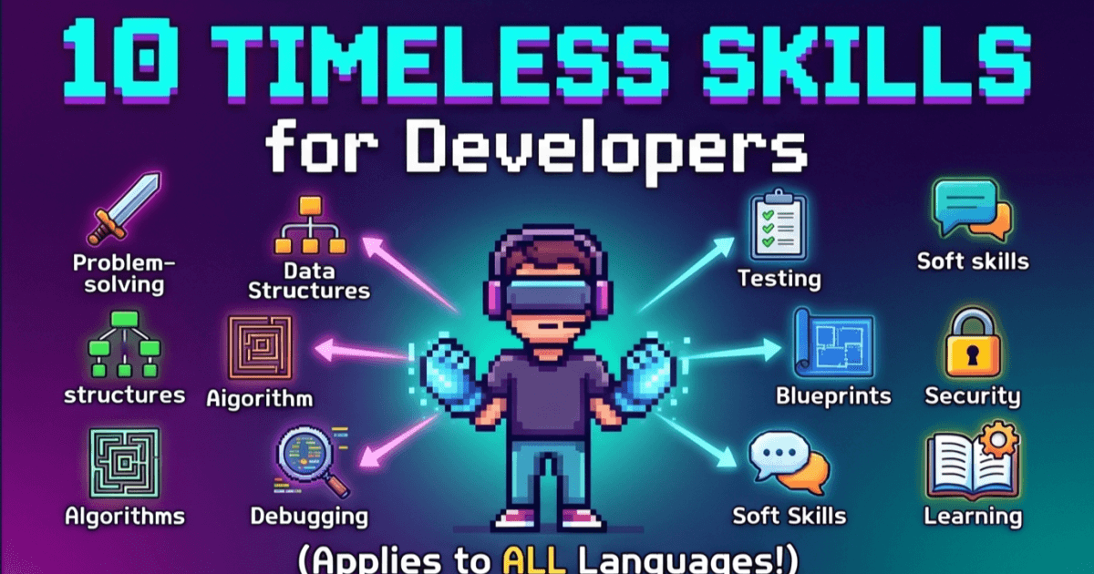 10 Timeless Skills Every Developer Should Learn (No Matter What Language You Use)